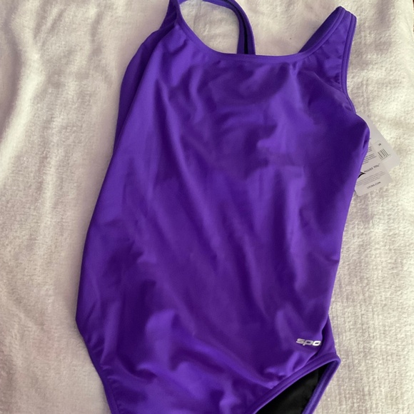 Misses Lot of 2 Sporti Swimsuits size 38 1 Purple & 1 Blue BNWT - Picture 2 of 7